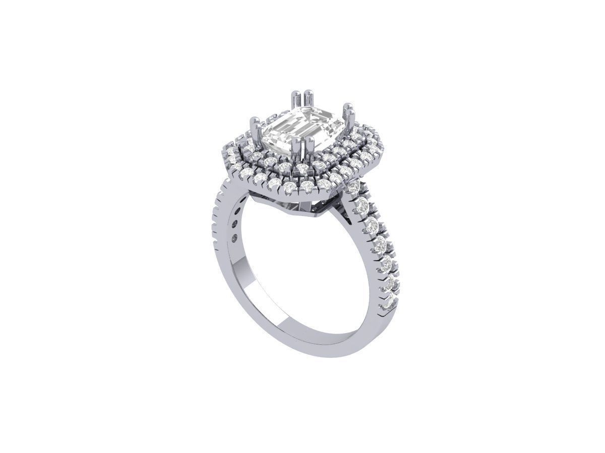 Wedding Ring 3D print model_1