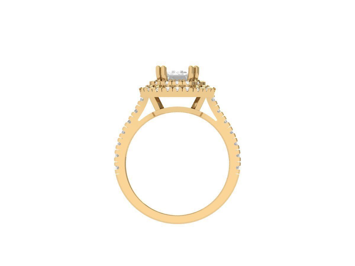 Wedding Ring 3D print model_4