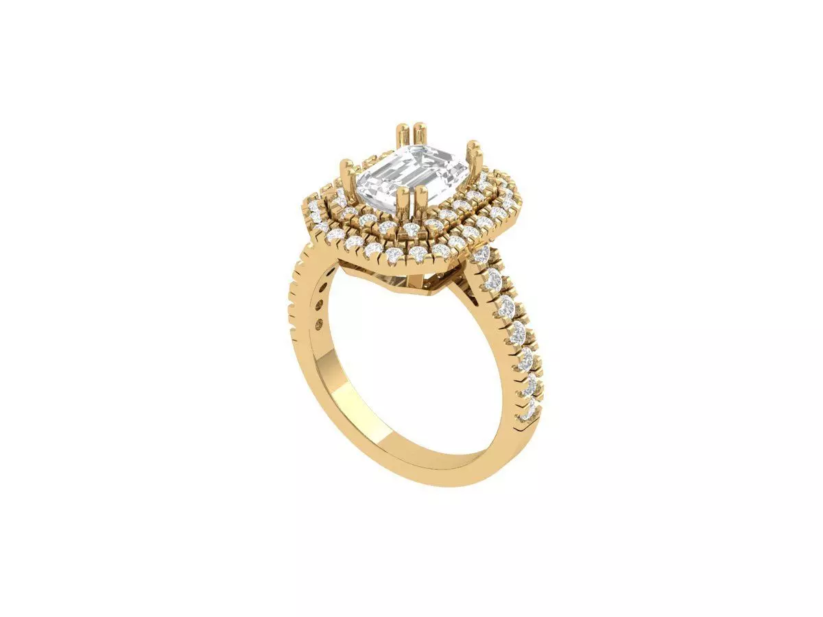 Wedding Ring 3D print model_0