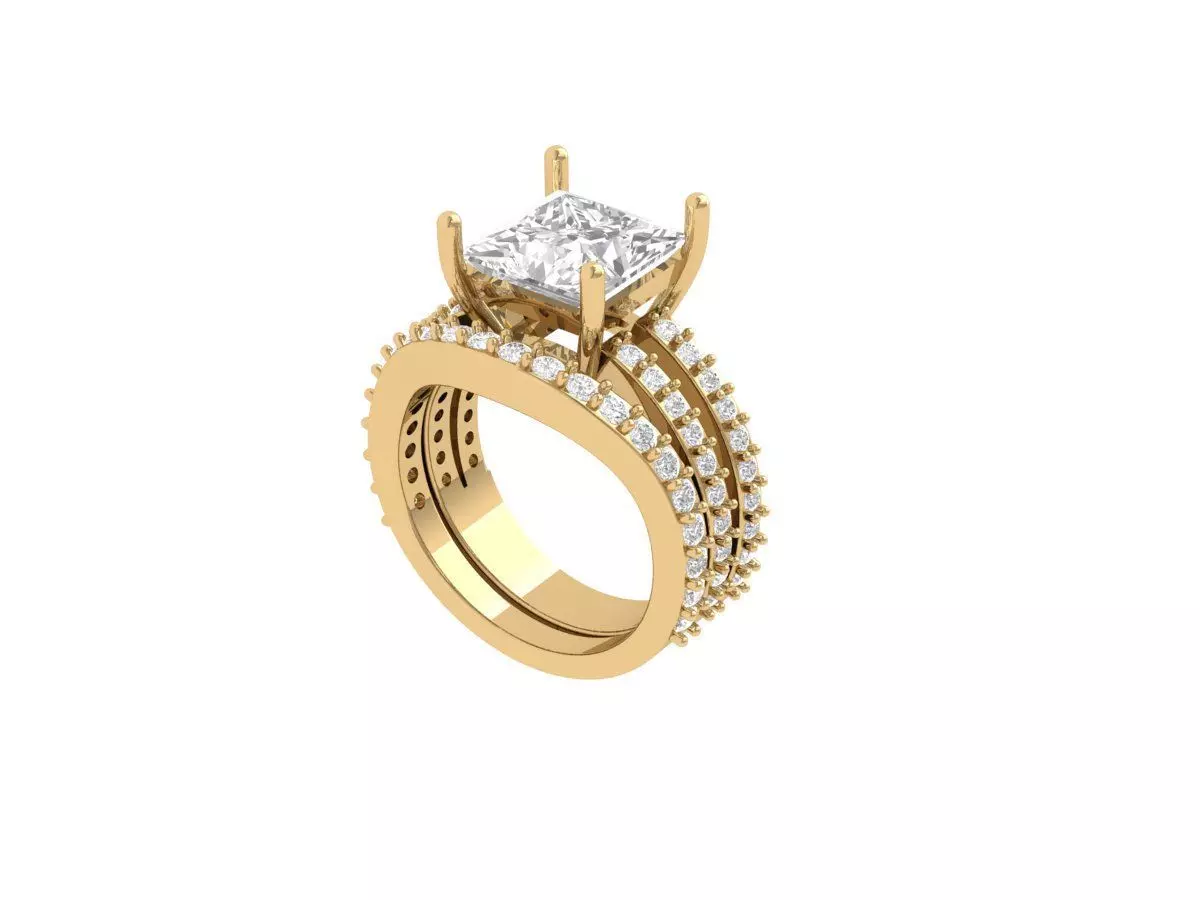Princess Ring 3D print model