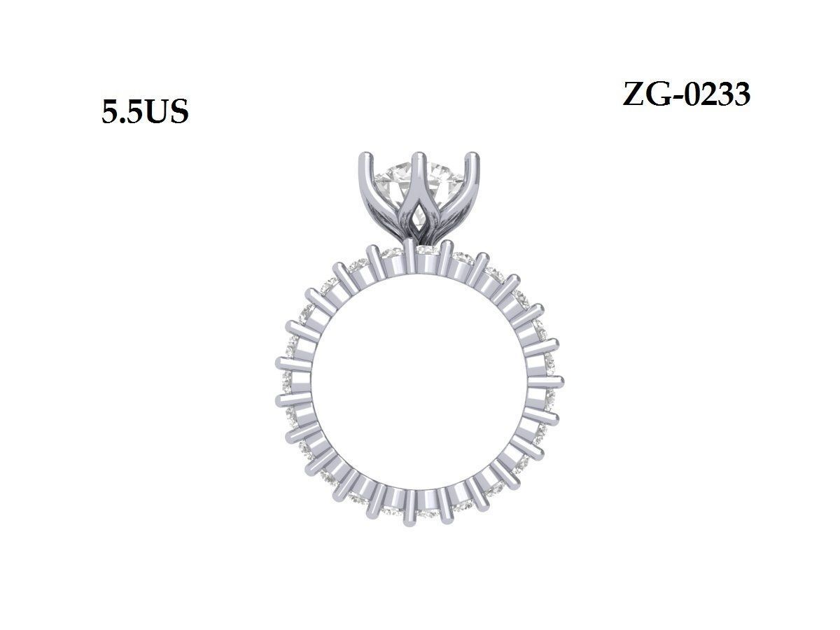 Wedding Ring 3D print model_1