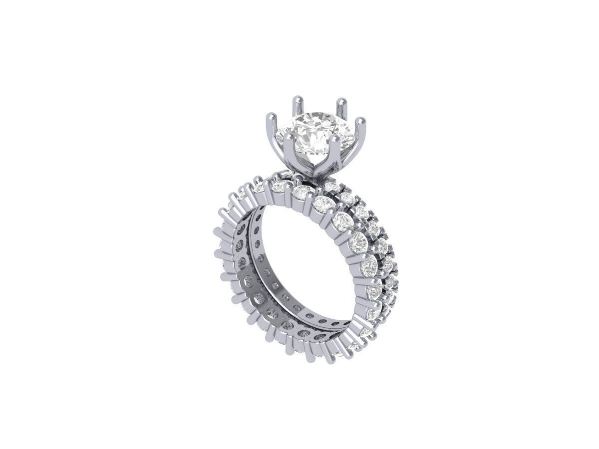 Wedding Ring 3D print model_13