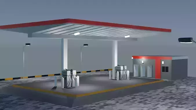 Failing station 3D model