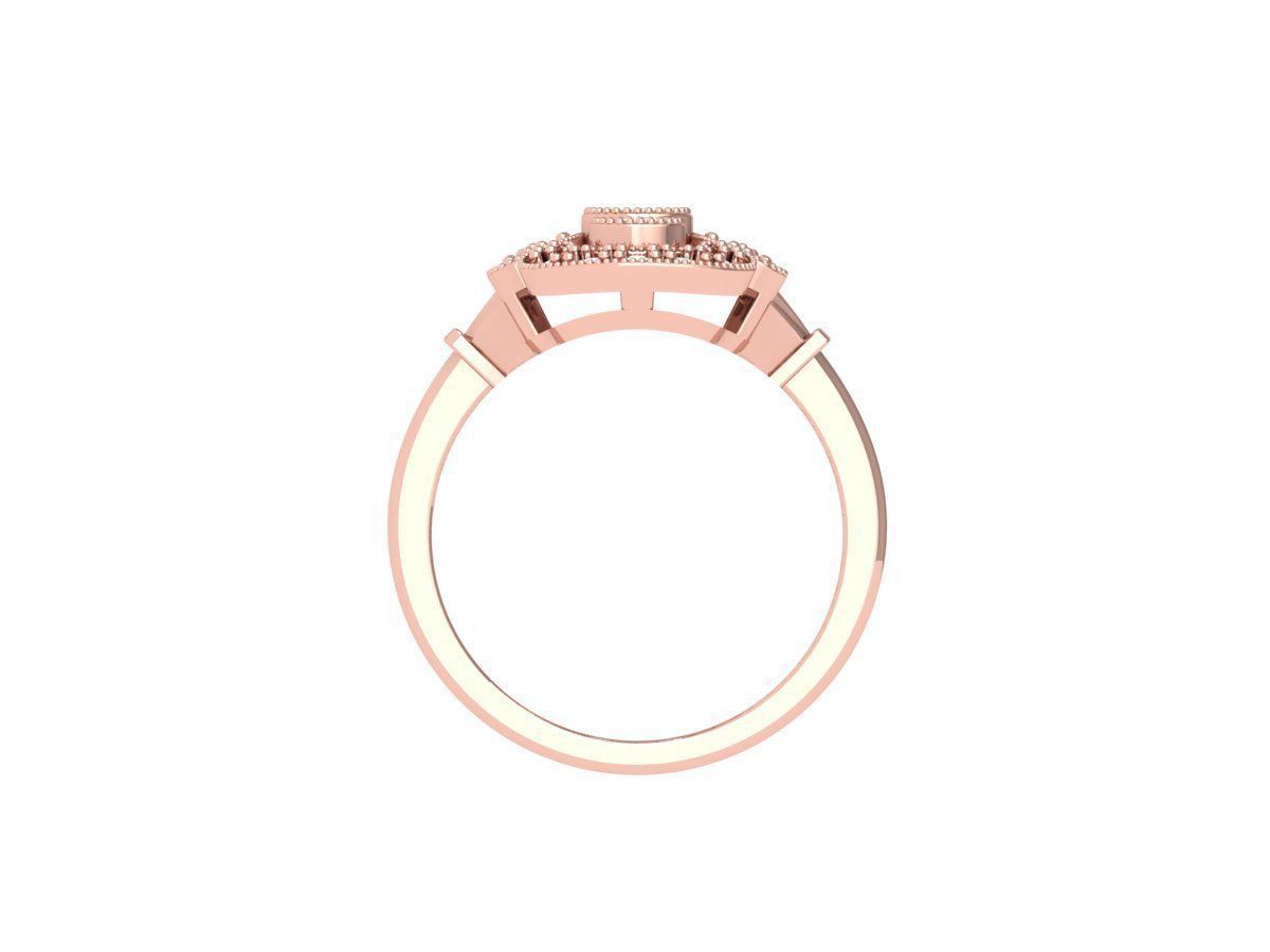 Wedding Ring 3D print model_6