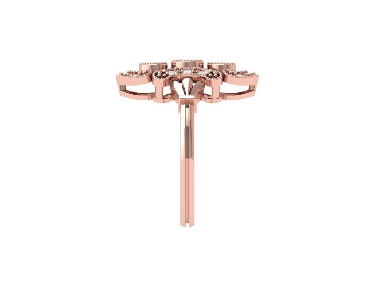 Wedding Ring 3D print model_10