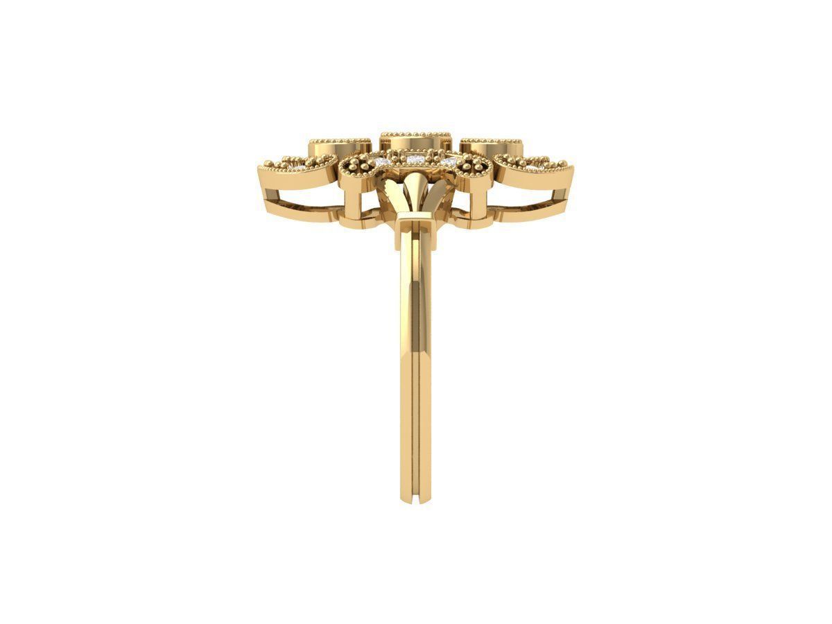 Wedding Ring 3D print model_11