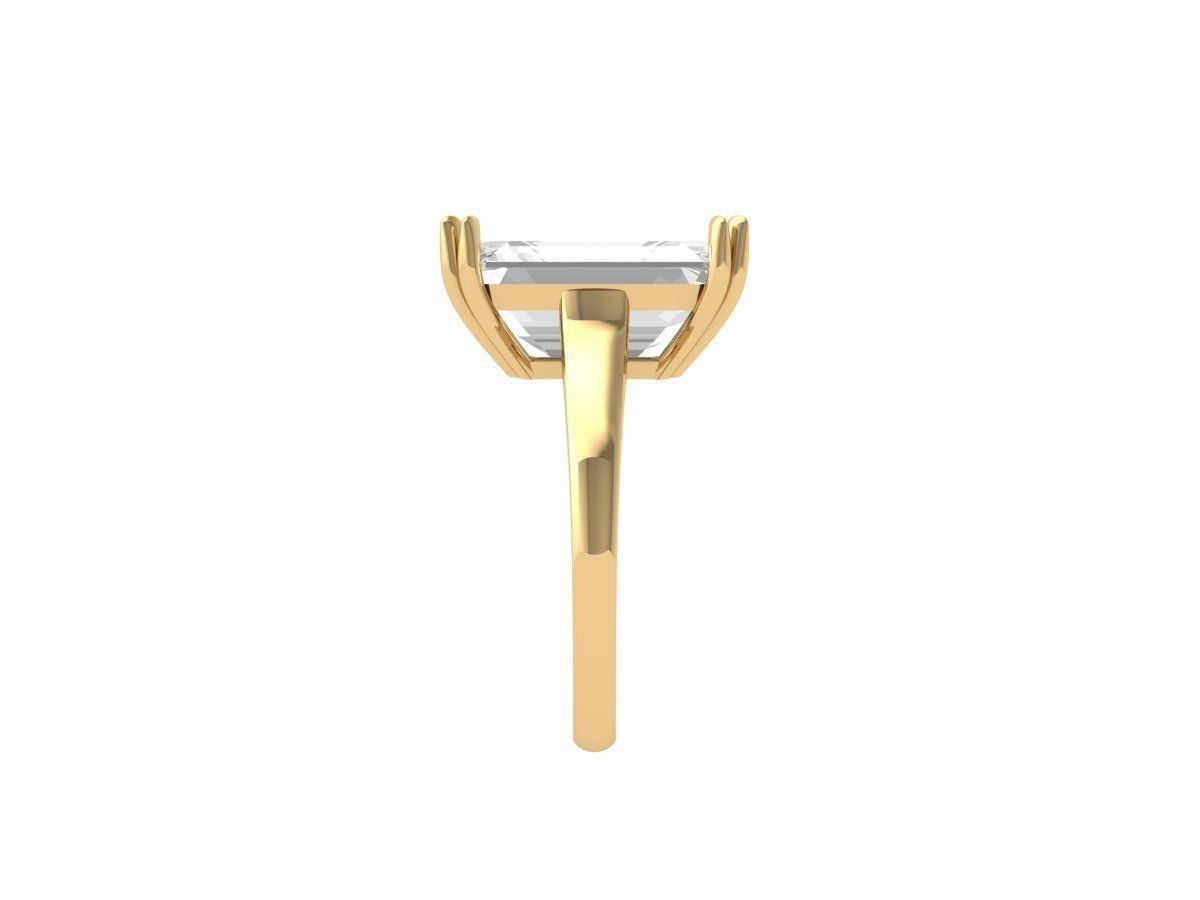 Emerald Radiant Ring 3D print model_11