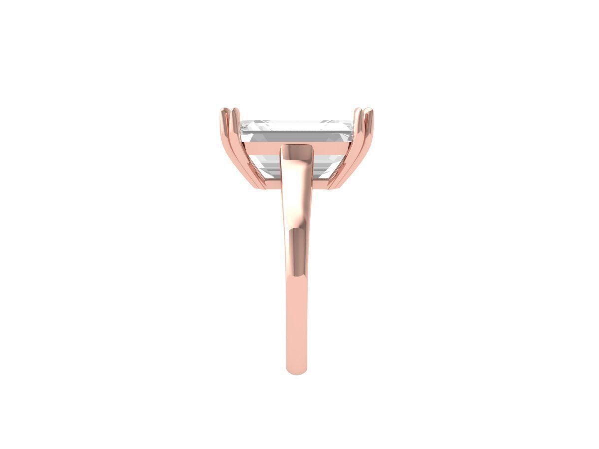 Emerald Radiant Ring 3D print model_10