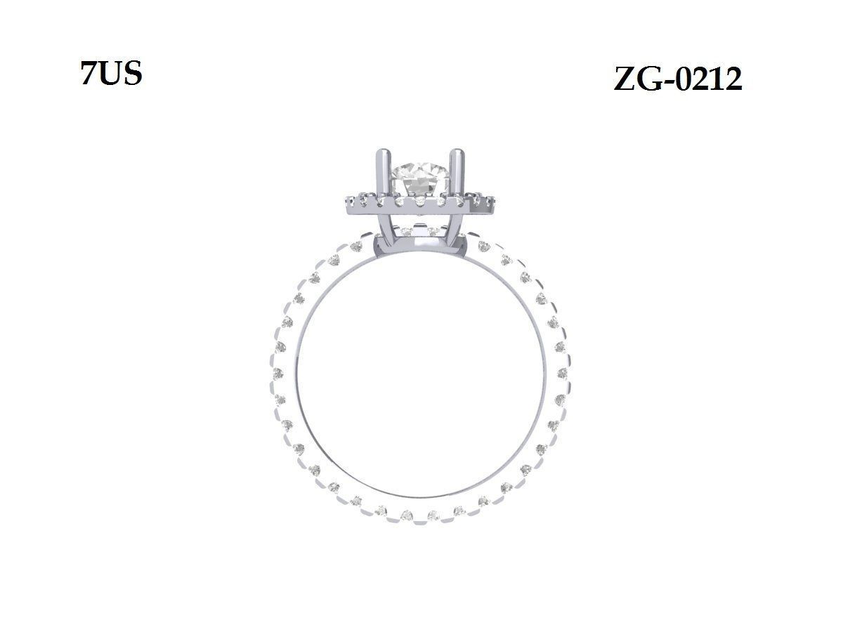 Wedding Ring  3D print model_7
