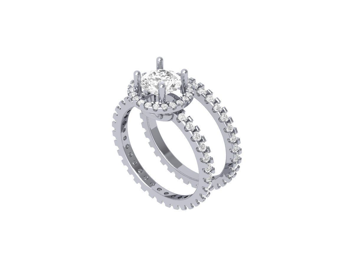 Wedding Ring  3D print model_1