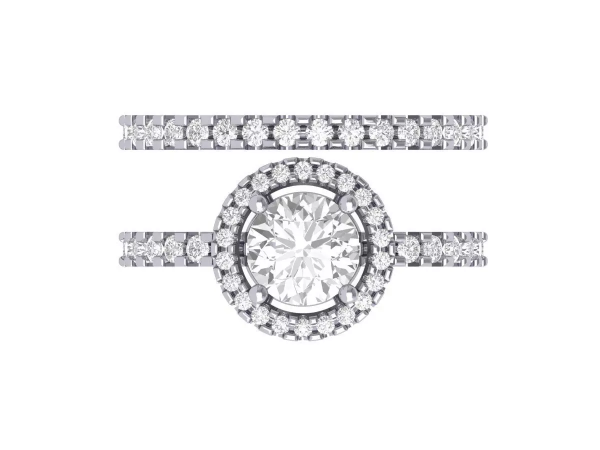 Wedding Ring  3D print model_0