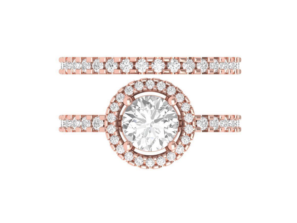 Wedding Ring  3D print model_10