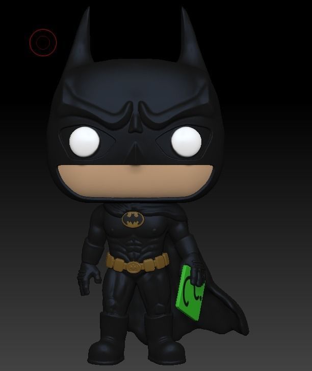BATMAN FOREVER FUNKO 3D SCULPT 3D model_2