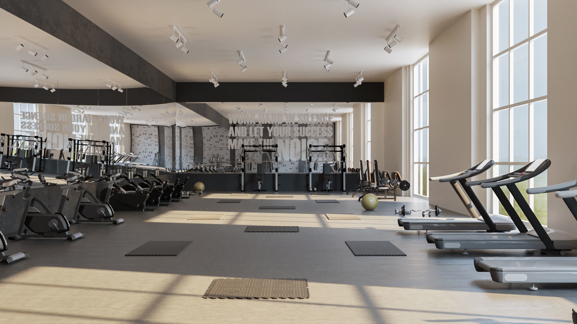 collection set of gyms and fitness centers _10