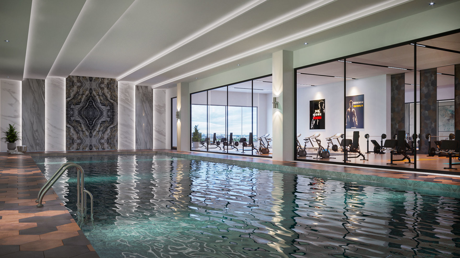 collection set of gyms and fitness centers _16