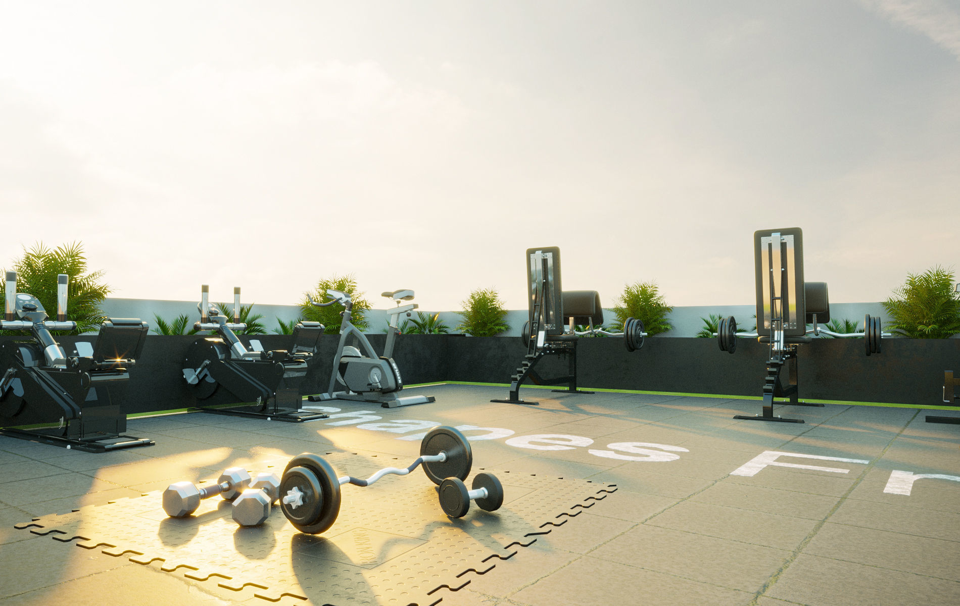 collection set of gyms and fitness centers _19