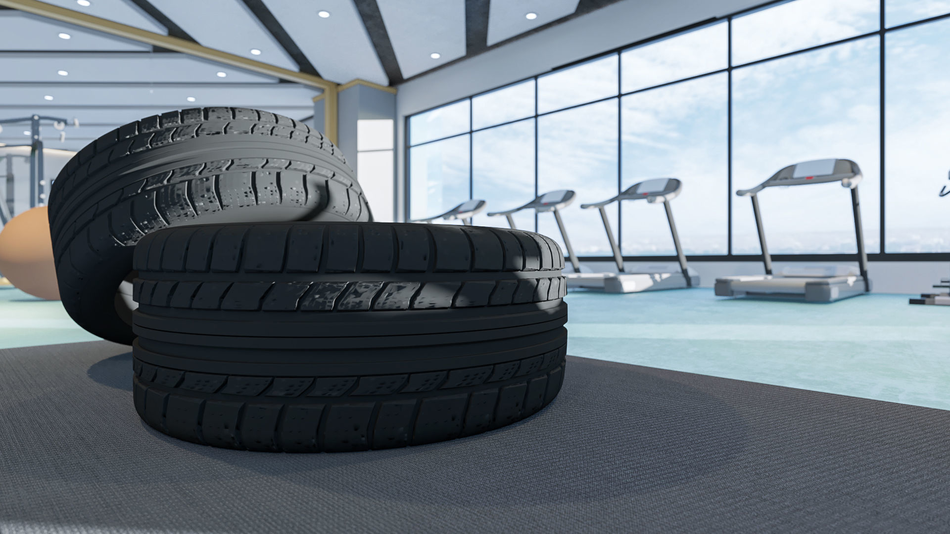 collection set of gyms and fitness centers _2