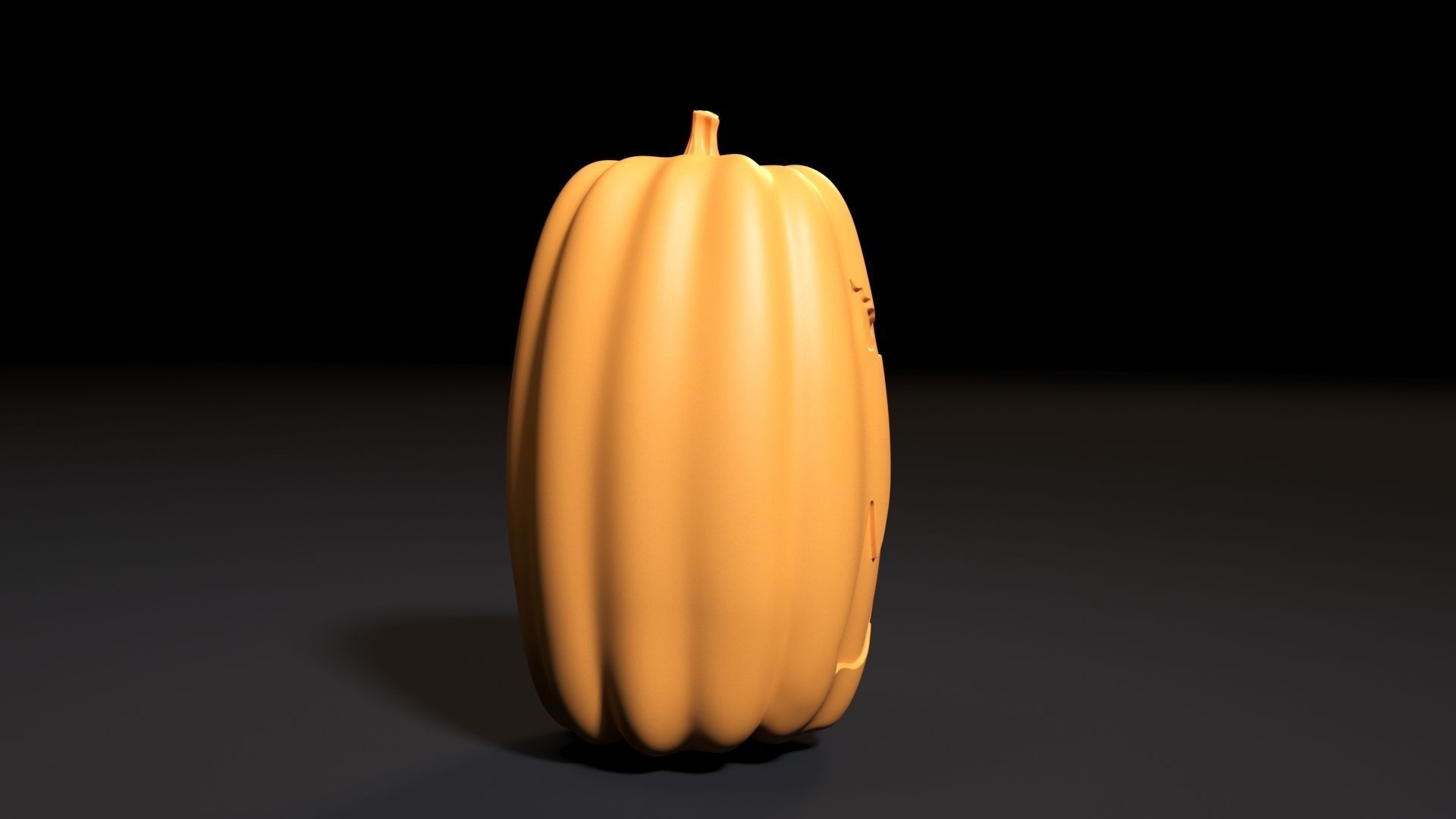 Halloween pumpkin 3D print model_16