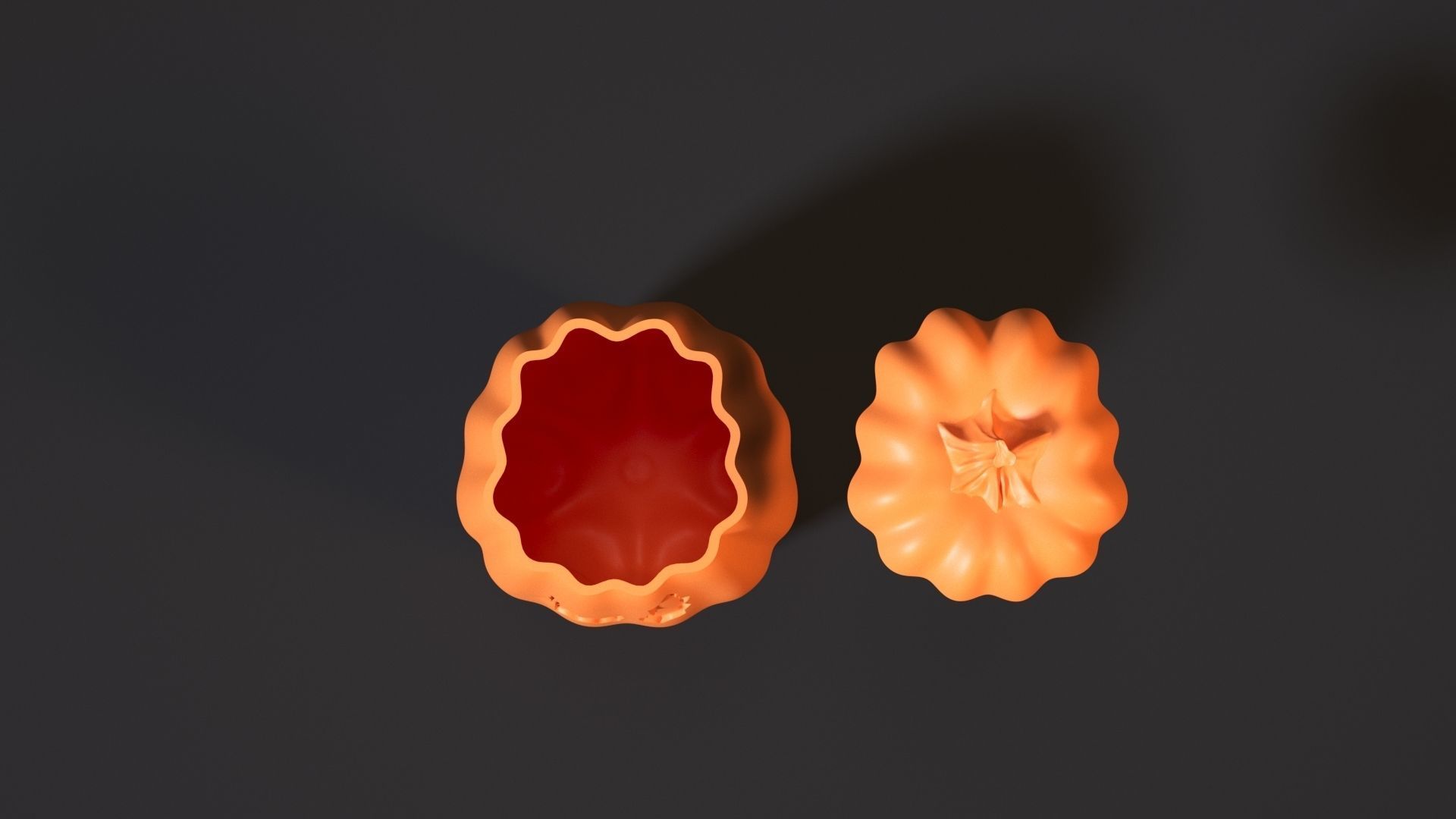 Halloween pumpkin 3D print model_9