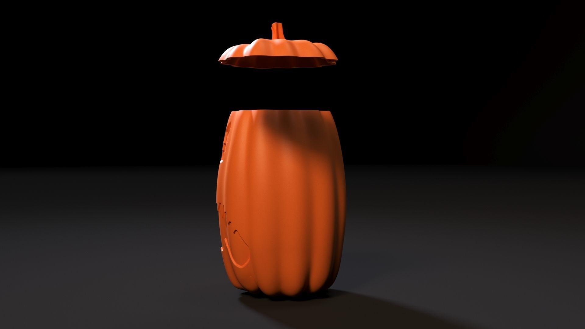Halloween pumpkin 3D print model_3