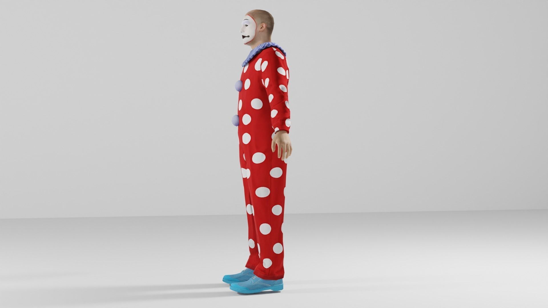 Clown Pack Low-poly 3D model_28