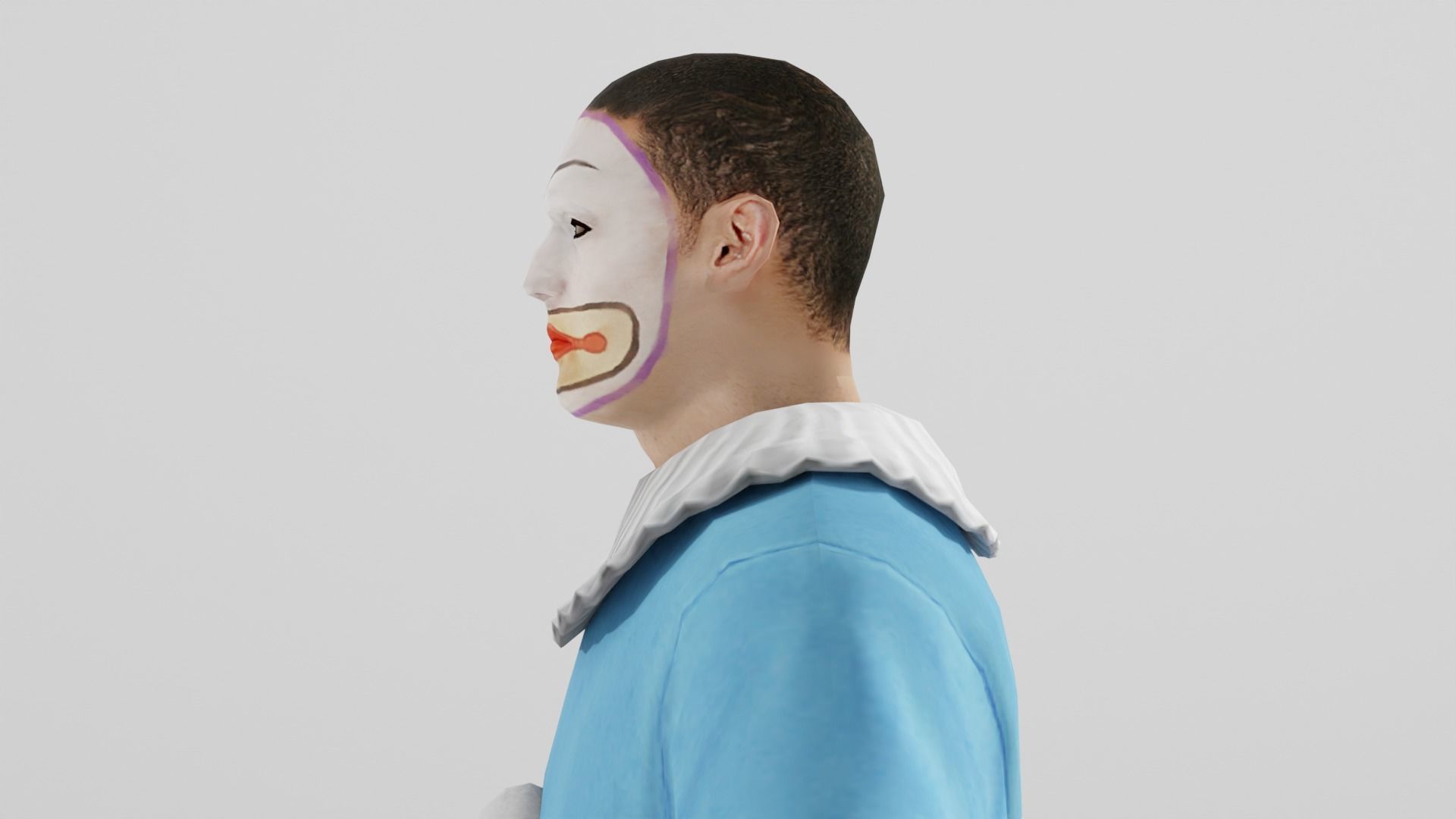 Clown Pack Low-poly 3D model_10