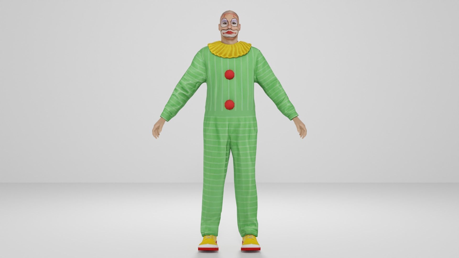 Clown Pack Low-poly 3D model_42