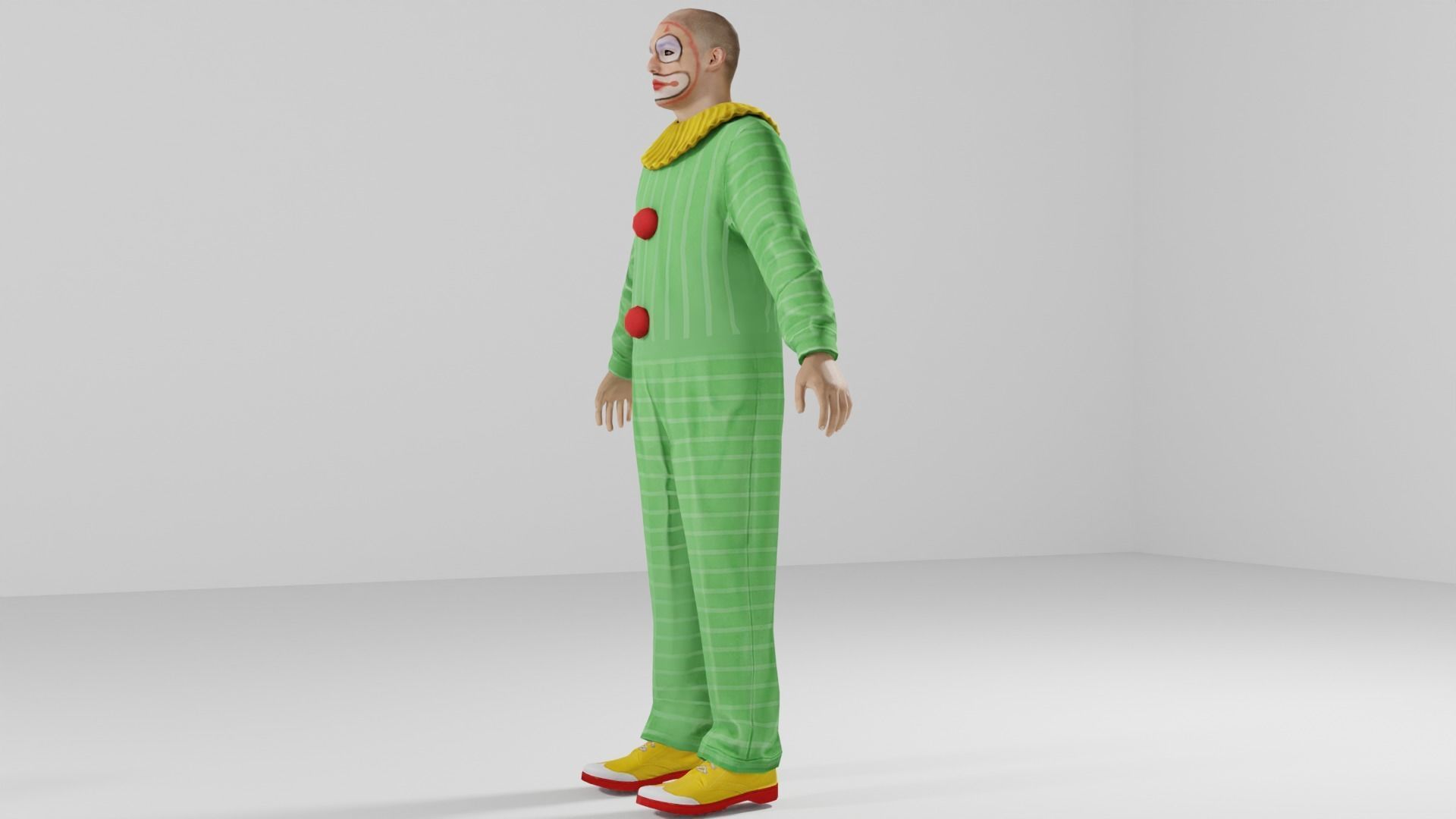 Clown Pack Low-poly 3D model_47