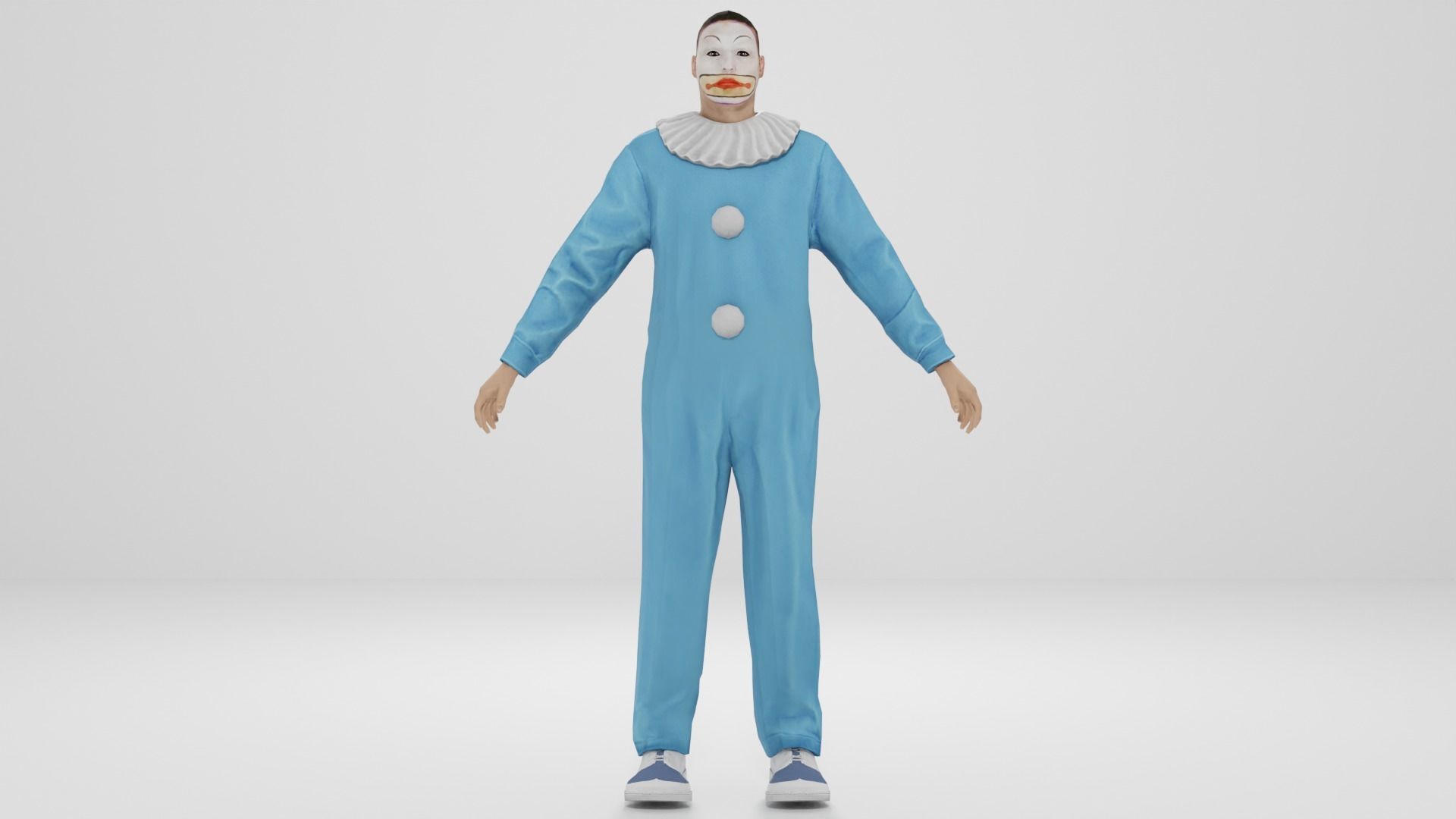 Clown Pack Low-poly 3D model_1