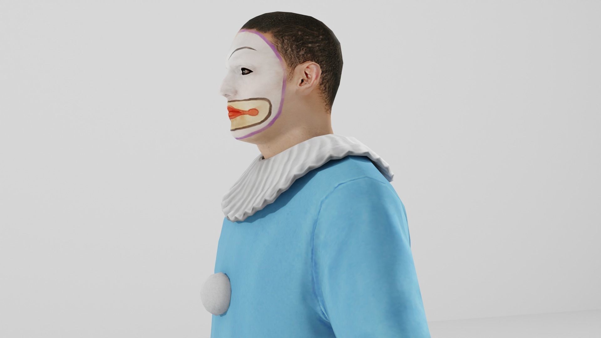 Clown Pack Low-poly 3D model_6