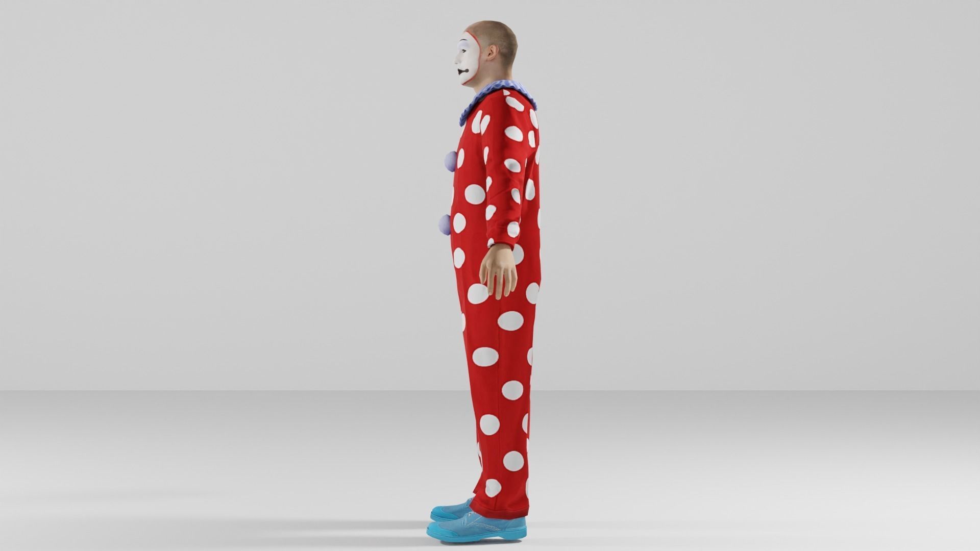Clown Pack Low-poly 3D model_32