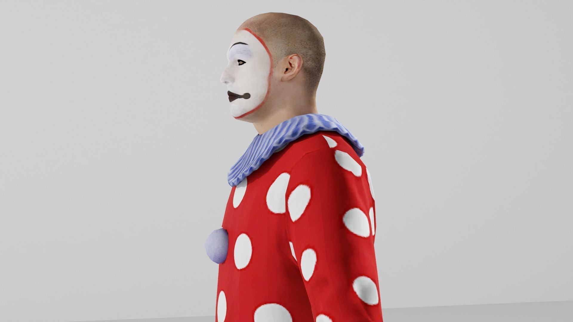 Clown Pack Low-poly 3D model_29