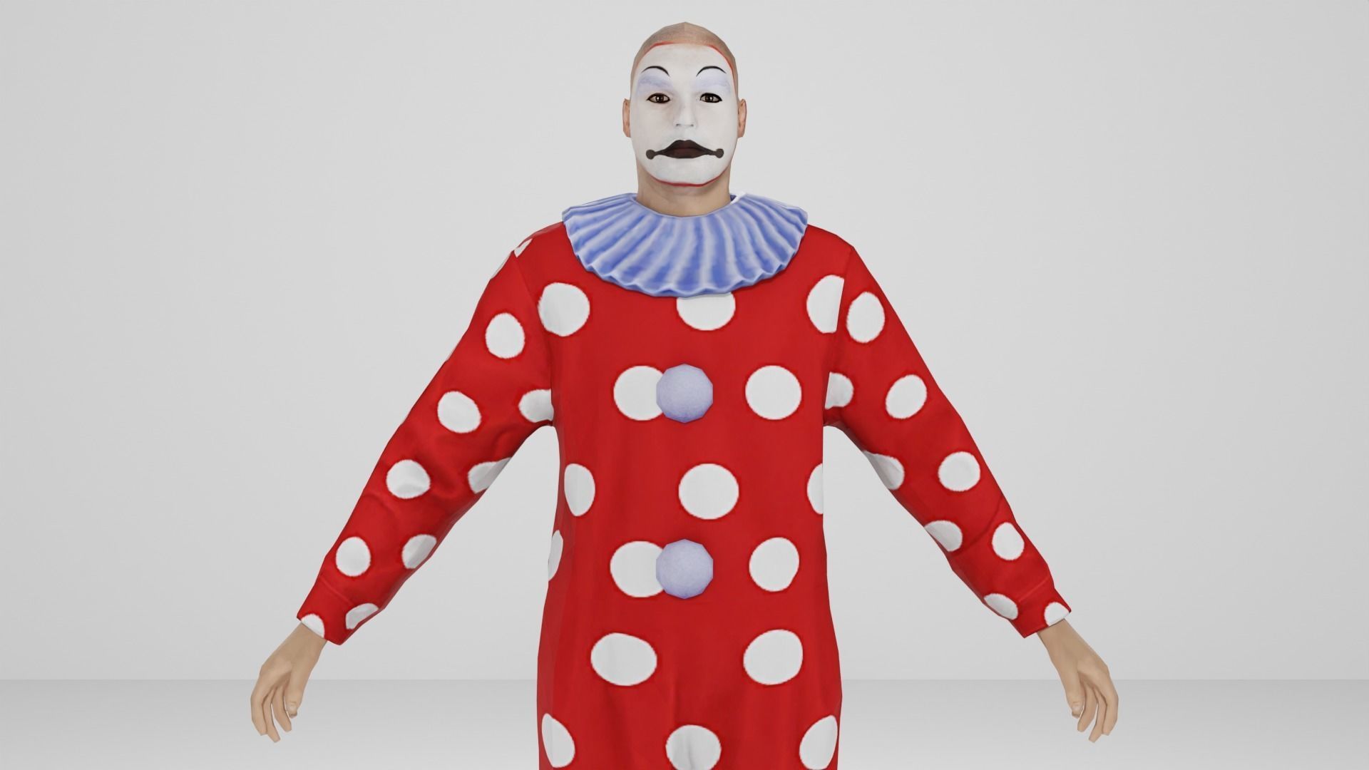 Clown Pack Low-poly 3D model_25