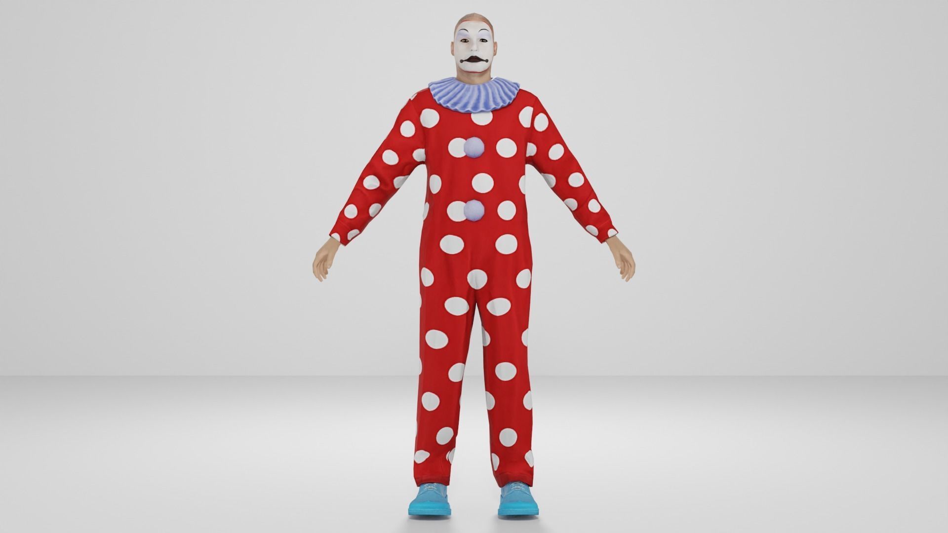 Clown Pack Low-poly 3D model_22