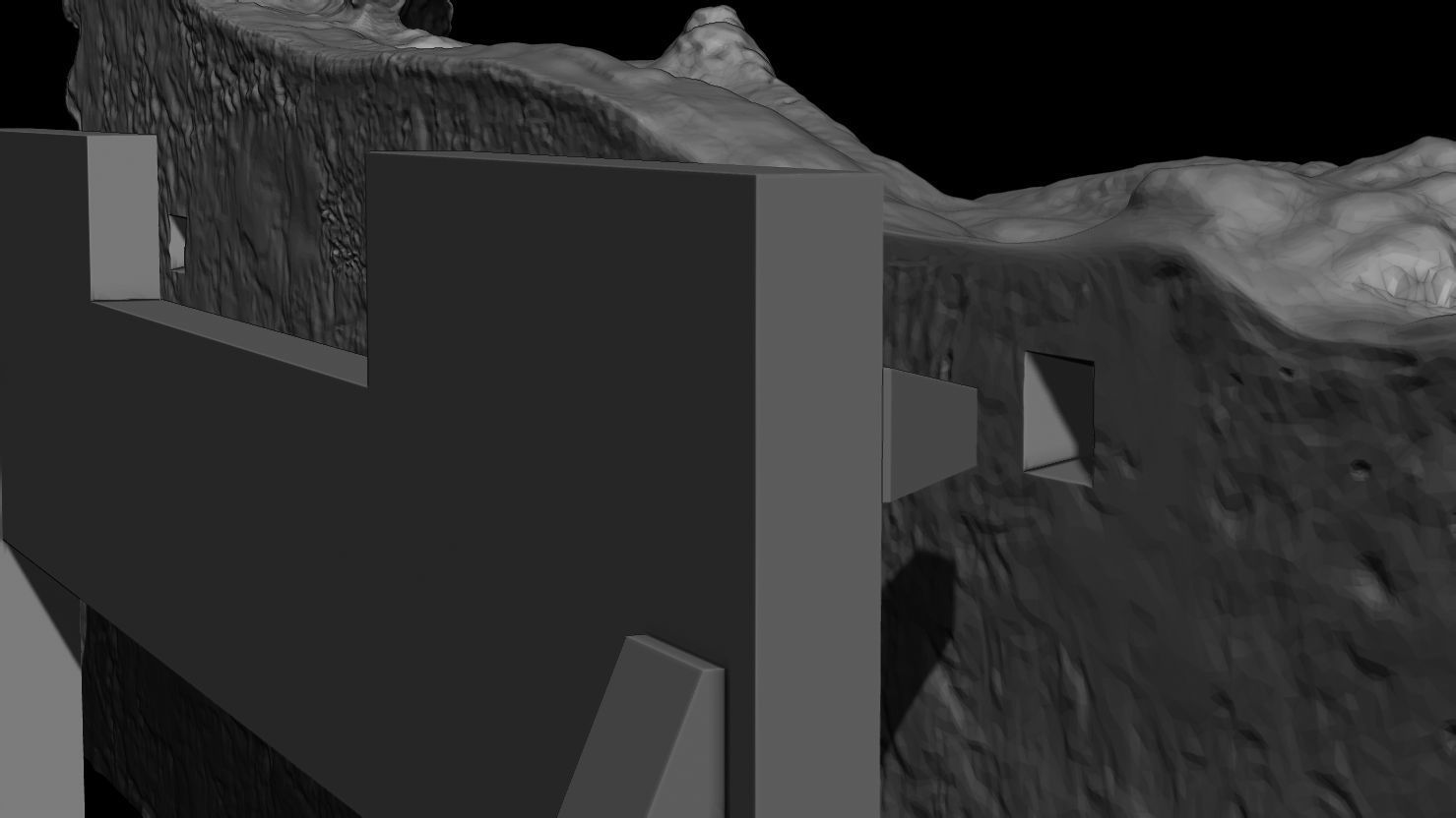 3D PRINTABLE MOVIE MANIACS SMALL POSTER STAND 3D print model_4