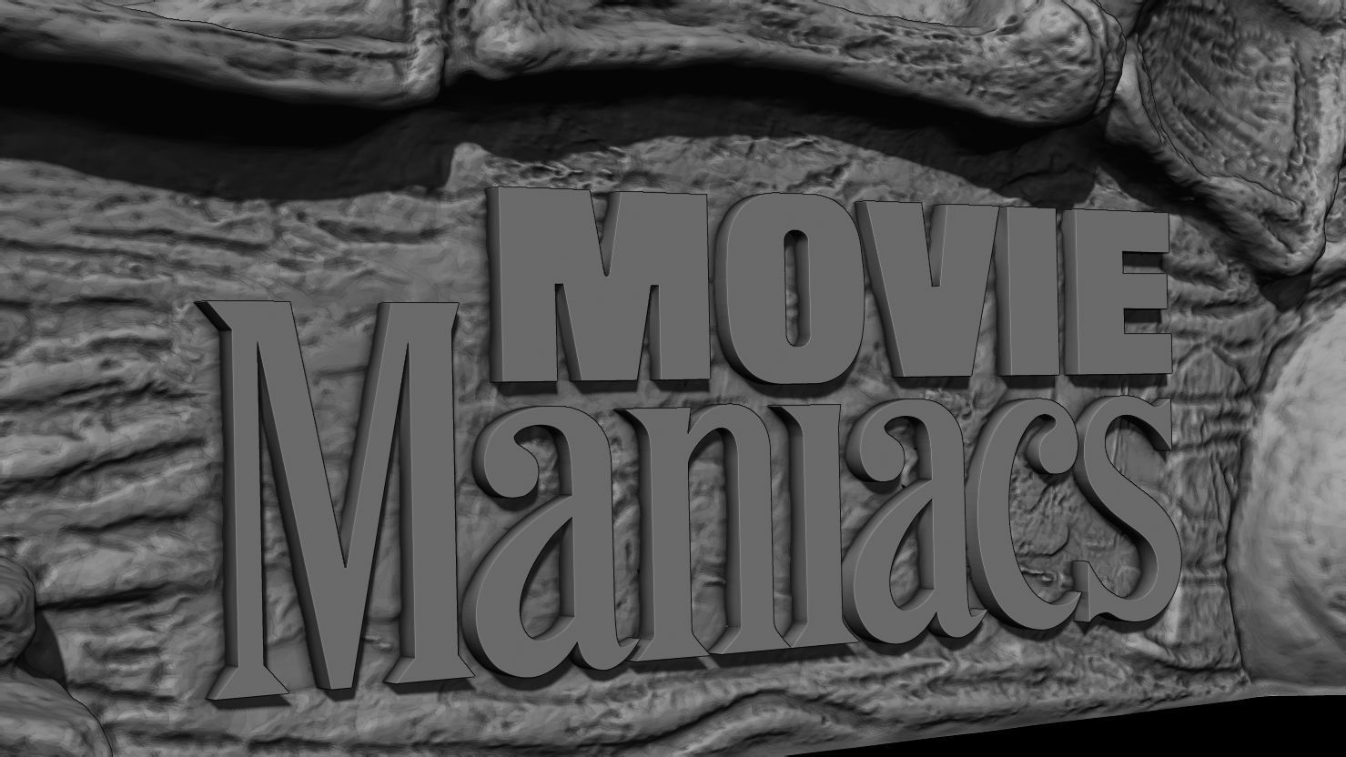 3D PRINTABLE MOVIE MANIACS SMALL POSTER STAND 3D print model_11