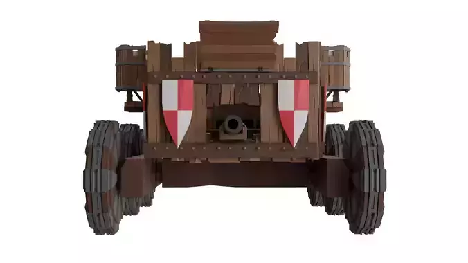 Medieval tank Free 3D model