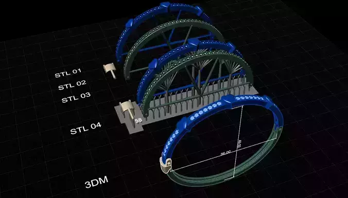 Heart Bracelet 56x49mm