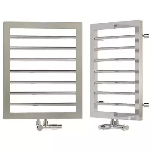 Water heated towel rail Zehnder Subway SUBI 060 045 stainless