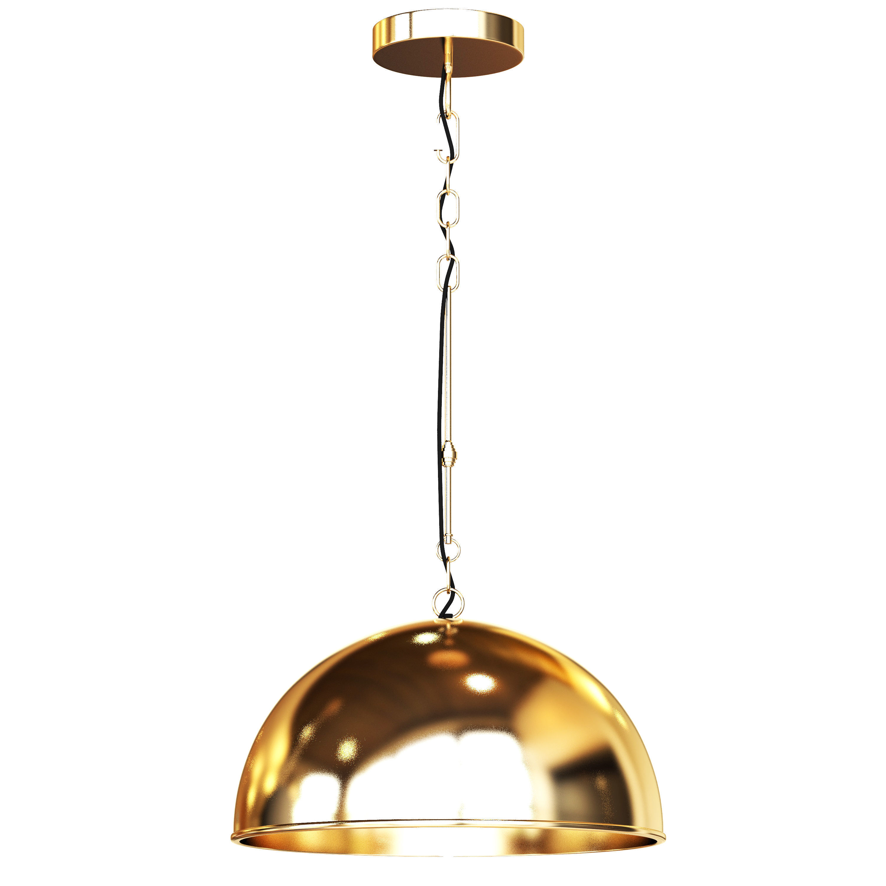 Watley Dome Pendant 3D model_1