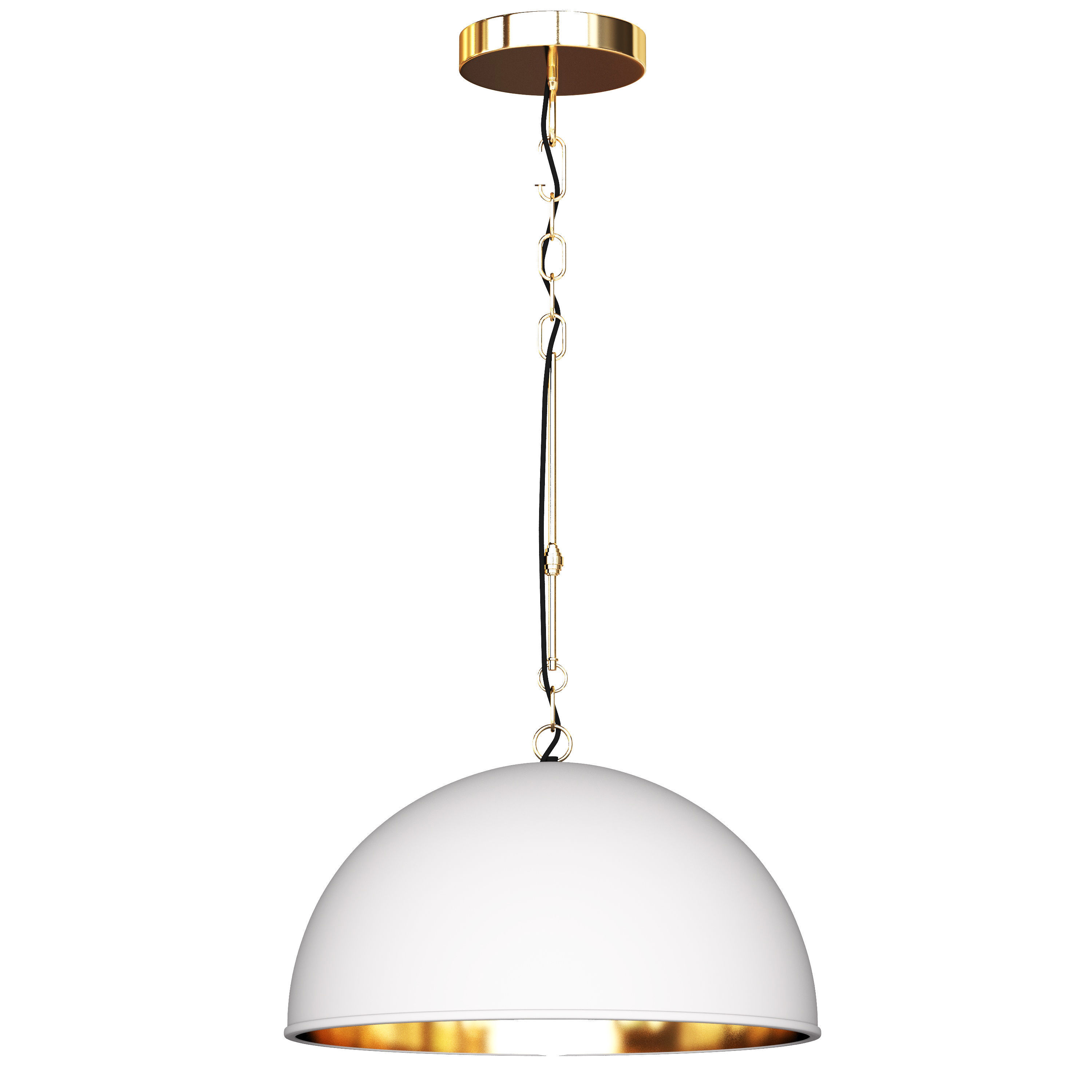 Watley Dome Pendant 3D model_2
