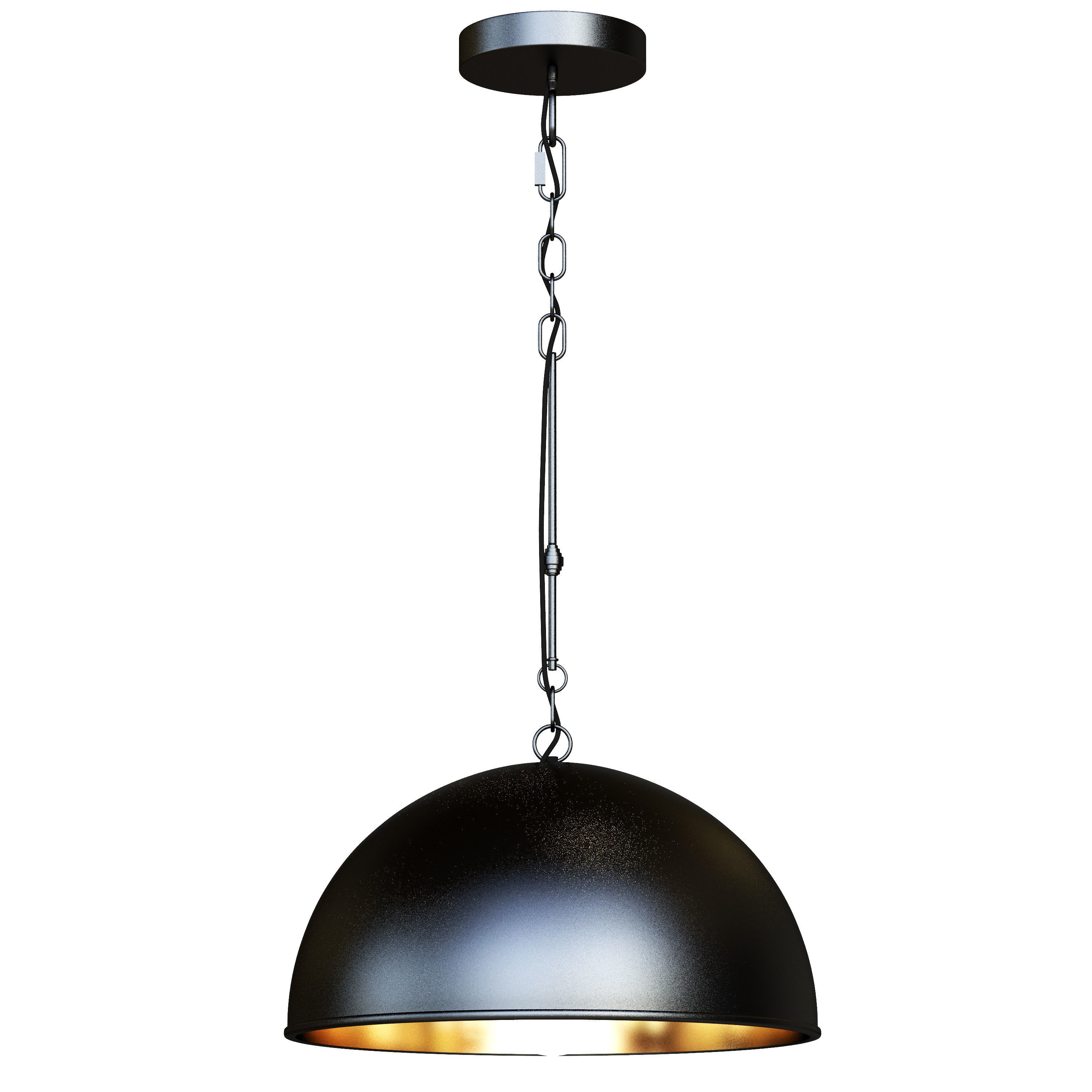 Watley Dome Pendant 3D model_3