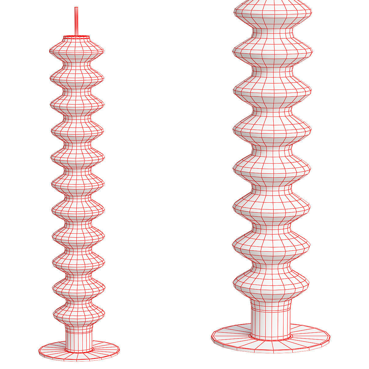 Designer floor lamp Milano by Tubes Radiatori 3D model_1