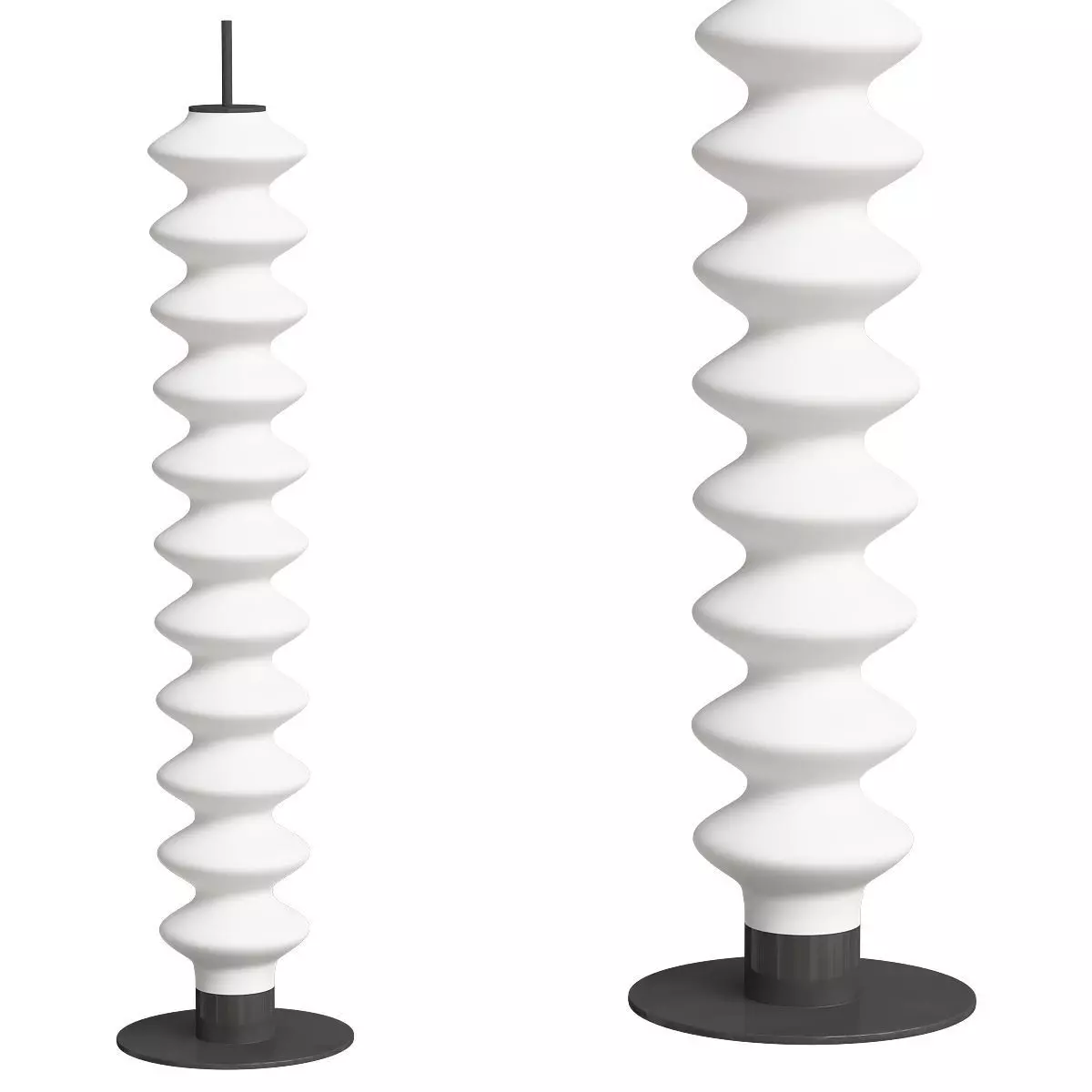 Designer floor lamp Milano by Tubes Radiatori 3D model_0