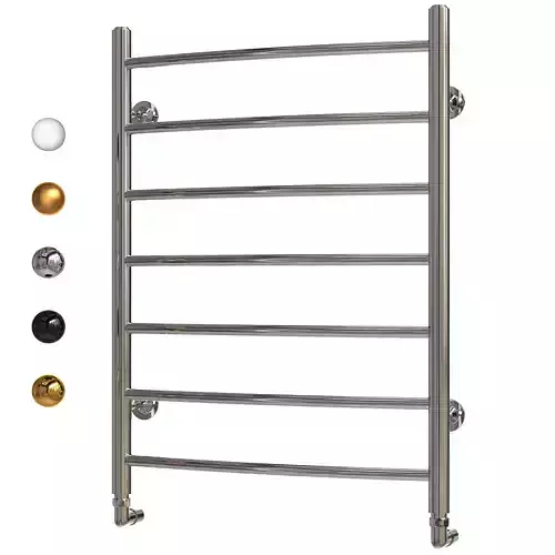 Water heated towel rail Domoterm Calypso P7 50x70 matte black
