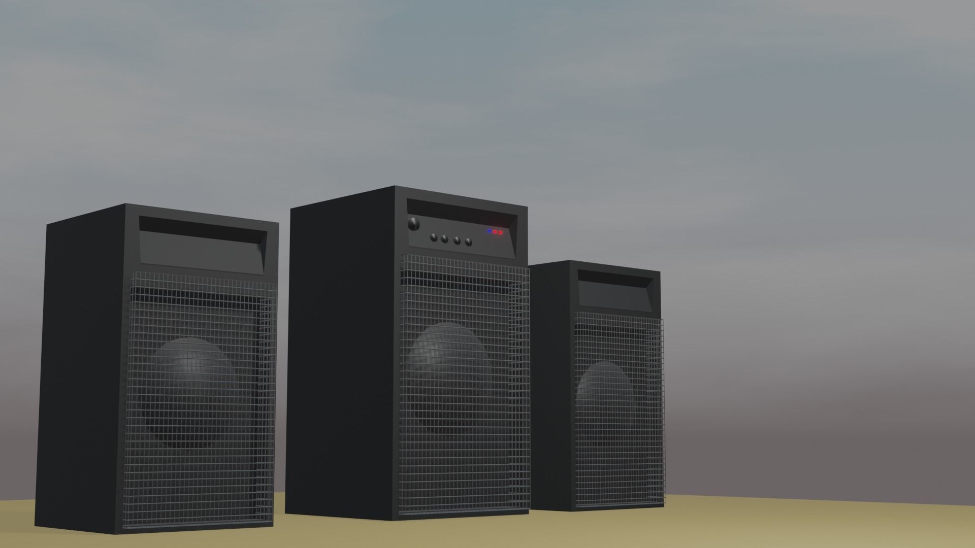 Speaker Free 3D model_1