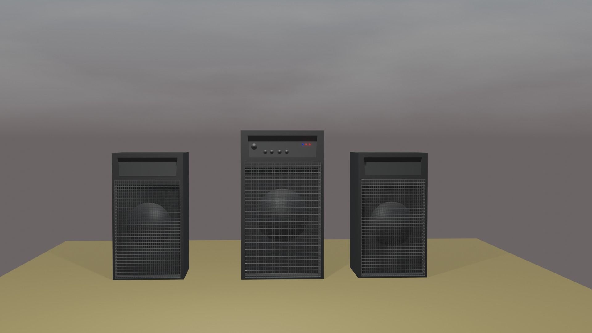 Speaker Free 3D model_2
