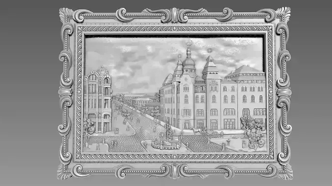 Grand Hotel Ukraine Dnipro 1914 Bas-relief