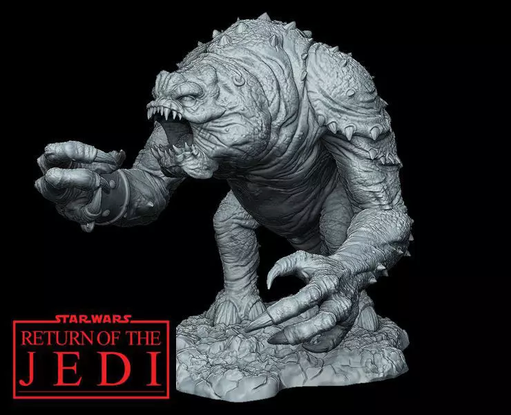 Rancor from Return Of The Jedi - 3D Printable 3D print model_0
