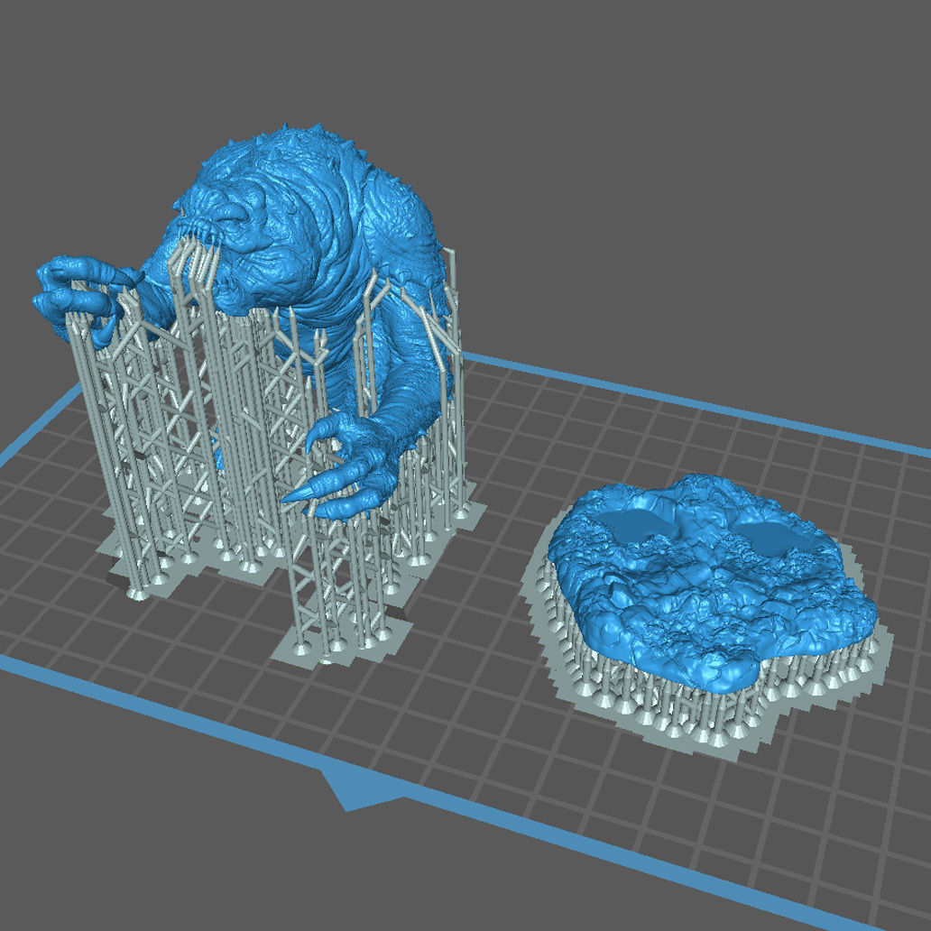 Rancor from Return Of The Jedi - 3D Printable 3D print model_9